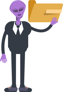 Uzaylı İşçi Karakteri Tutma Dizini