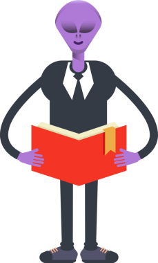 Uzaylı İşçi Karakteri Okuma Kitabı