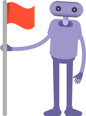 İnsansı Robot Karakteri Çizimi