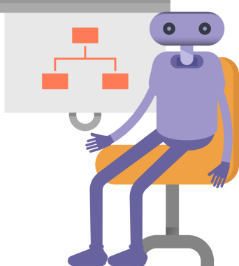 İnsansı Robot Karakteri Çizimi