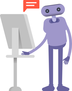 İnsansı Robot Karakteri Çizimi