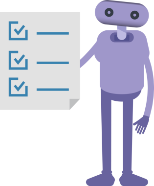 İnsansı Robot Karakteri Çizimi