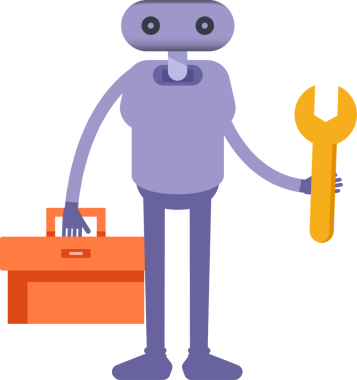 İnsansı Robot Karakteri Çizimi