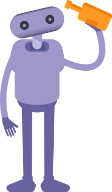 İnsansı Robot Karakteri Çizimi