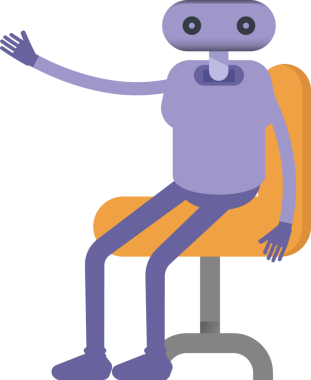 İnsansı Robot Karakteri Çizimi