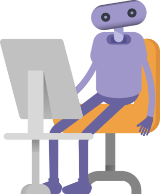 İnsansı Robot Karakteri Çizimi