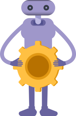 İnsansı Robot Karakteri Çizimi