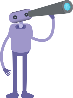 İnsansı Robot Karakteri Çizimi