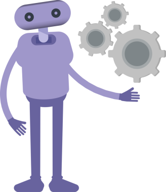 İnsansı Robot Karakteri Çizimi