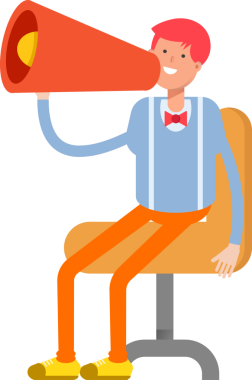 Erkek Karakter Çizimi Clipart