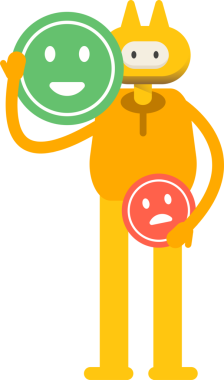 Sevimli Canavar Karakteri ve Duygu Simgesi