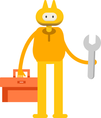 Sevimli Canavar Karakter Tutma Araç Kutusu ve Anahtarı