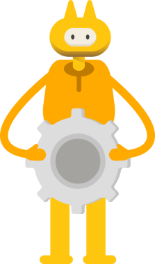 Sevimli Canavar Karakteri Vites Tutucu