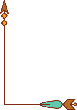 Dekoratif Ok Sembol İllüstrasyonu