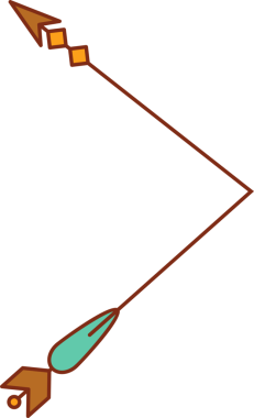 Dekoratif Ok Sembol İllüstrasyonu