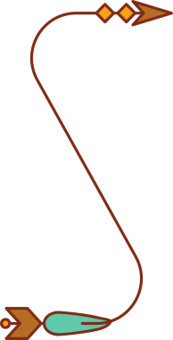 Dekoratif Ok Sembol İllüstrasyonu