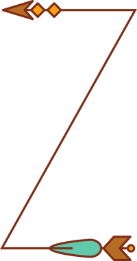 Boho Biçimli Ok Sembolü