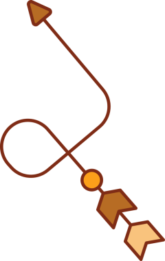 Boho Biçimli Ok Sembolü