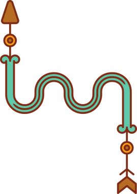 Boho Biçimli Ok Sembolü