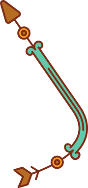 Boho Biçimli Ok Sembolü