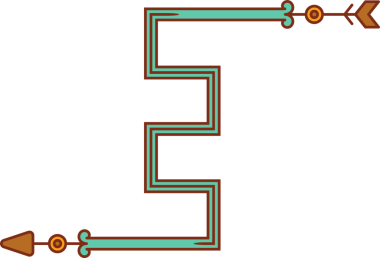 Boho Biçimli Ok Sembolü