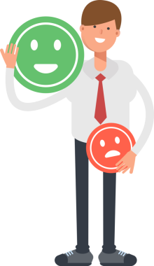 İş Adamı Karakteri ve Duygu Simgesi