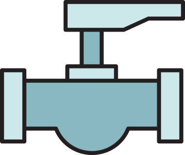 Valf ve Boru Hattı Simgesi