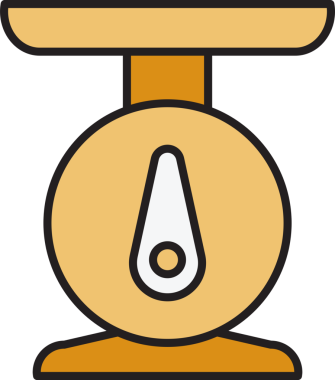 Mutfak Ölçeklendirme Simgesi Clipart