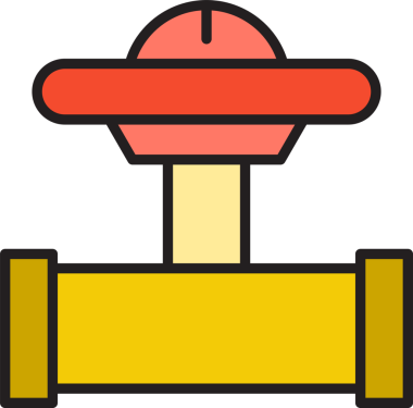 Valf ve Boru Hattı Simgesi