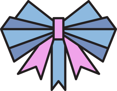 Mor Fiyonk Kurdelesi İllüstrasyonu