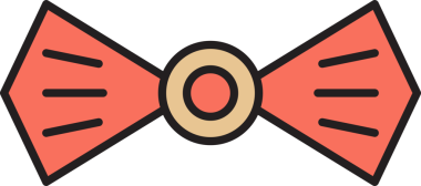 Pembe Bowtie Illustration Clipart