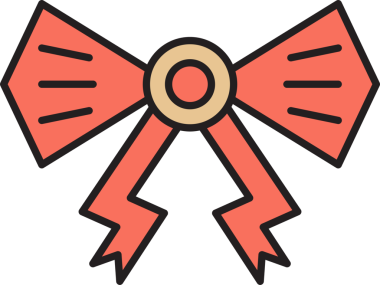 Pembe Bowtie Illustration Clipart