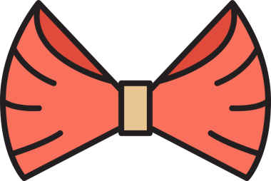 Pembe Bowtie Illustration Clipart