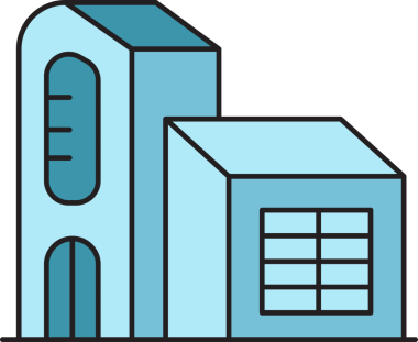 Ofis Binası Simgesi Clipart