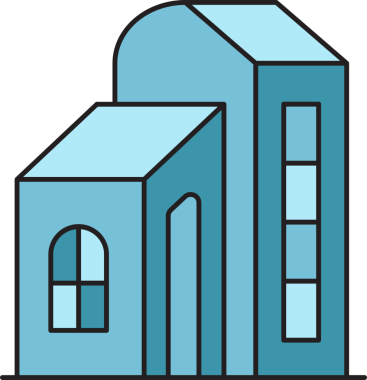 Ofis Binası Simgesi Clipart