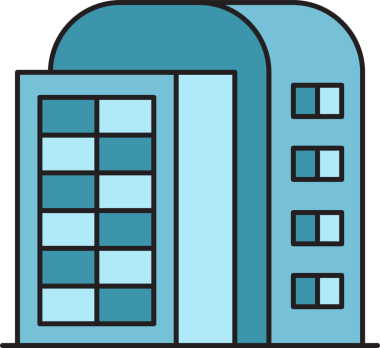 Ofis Binası Simgesi Clipart