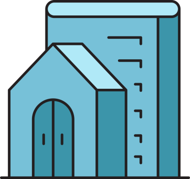 Ofis Binası Simgesi Clipart