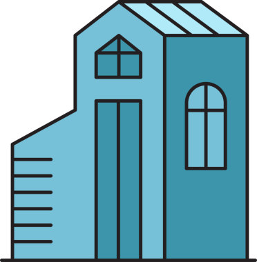 Ofis Binası Simgesi Clipart