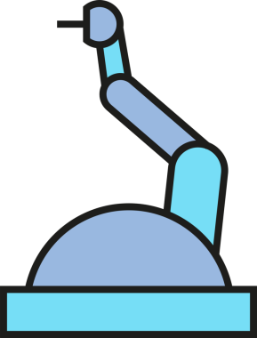 Robotik Kol Simgesi Clipart