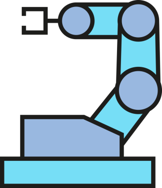 Robotik Kol Simgesi Clipart