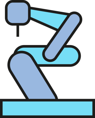 Robotik Kol Simgesi Clipart