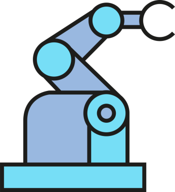 Robotik Kol Simgesi Clipart