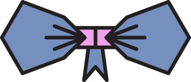 Mor Fiyonk Kravat Simgesi