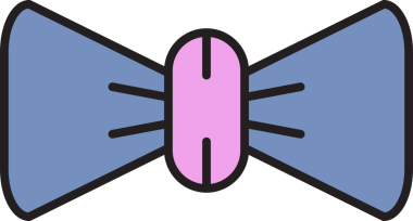 Mor Fiyonk Kravat Simgesi