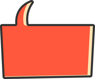 kırmızı konuşma balonu illüstrasyonu