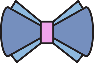 Mor Fiyonk Kravat Simgesi