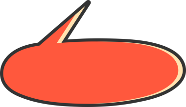 Çizgi Roman Konuşma Baloncuğu İllüstrasyonu