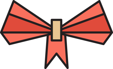 Pembe Fiyonk Kravat Simgesi Clipart