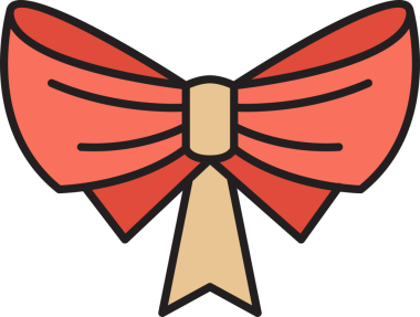 Pembe Fiyonk Kravat Simgesi Clipart