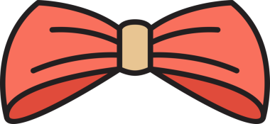 Pembe Fiyonk Kravat Simgesi Clipart